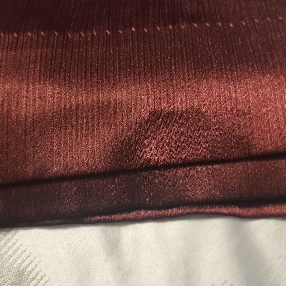 Curtains!! Set of 4 Maroon Grommet Curtain Panels – Luxurious, Textured Finish - Picture 11 of 15